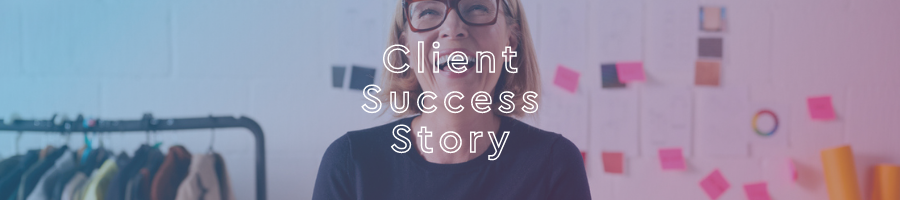 Client success story graphic